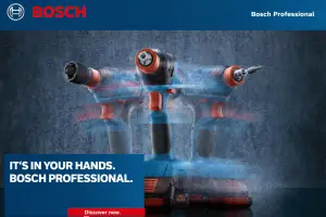 Banner-Werbung für Bosch Professional Tools