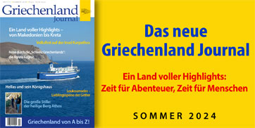 Banner-Werbung für Griechenland Journal Nr. 11