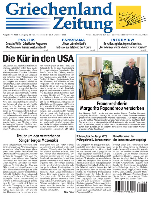 Vorschau der Titelseite – Ausgabe 1038