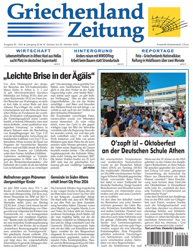 Vorschau der Titelseite &ndash; Ausgabe 1041