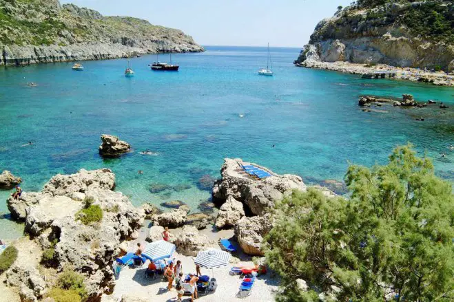 Unser Archivfoto (© Eurokinissi) entstand auf der Insel Rhodos.