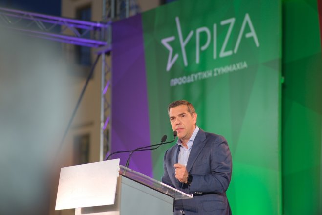 Unser Archivfoto (© Eurokinissi) zeigt Oppositionschef Alexis Tsipras.