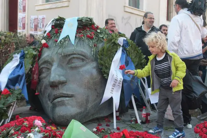 Gedenken an den Aufstand der Studenten gegen Militärjunta in Griechenland