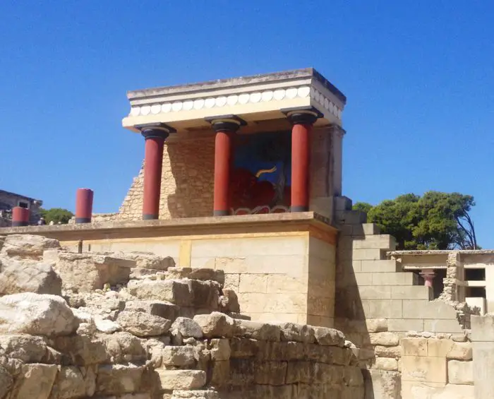 Unser Foto (© Griechenland Zeitung / ms) wurde in der antiken Stadt Knossos auf Kreta aufgenommen.