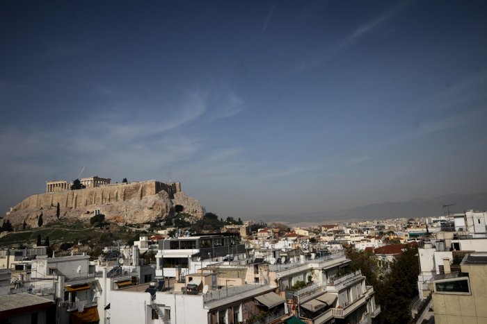 Foto (© ek): Wunschtraum für viele: Wohnung mit Blick auf die Akropolis.