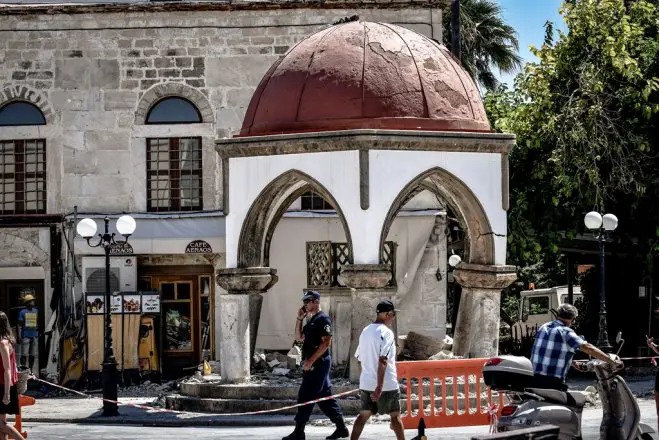 Unser Archivfoto (© Eurokinissi) entstand auf Kos.