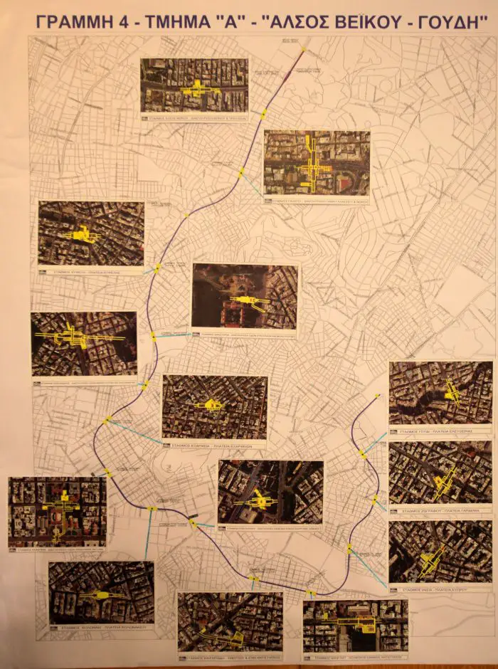 Athens neue U-Bahnlinie 4 wird länger als geplant