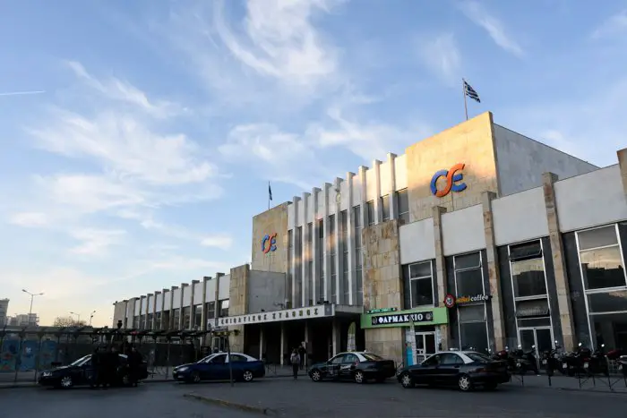 Unser Archivfoto (© Eurokinissi) zeigt den Hauptbahnhof von Thessaloniki.