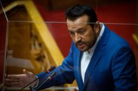 Unser Archivfoto (© Eurokinissi) zeigt den ehemaligen SYRIZA-Minister Nikos Pappas.