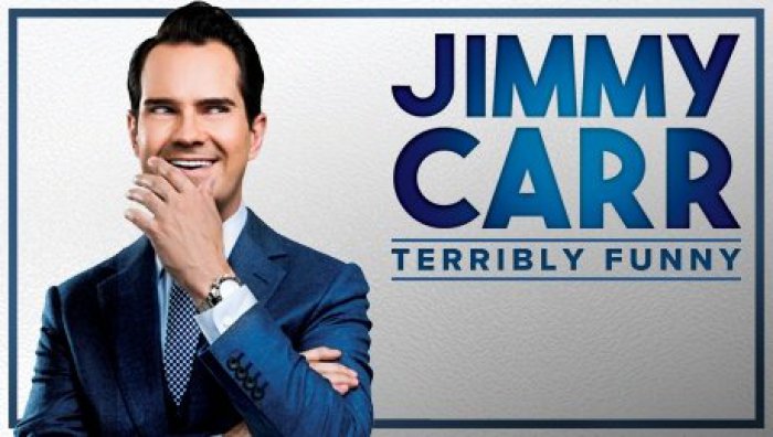 Offizielles Poster zu der Welt-Tournee von Comedian Jimmy Carr (© jimmycarr.com)