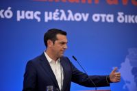 Premier Tsipras in Larissa: „Wirtschaft im Aufwärtstrend“ 
