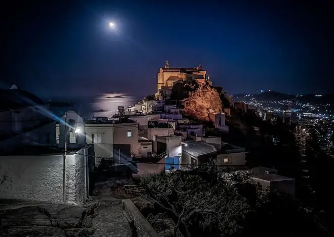Unser Archivfoto (© Eurokinissi) entstand auf der Insel Syros.