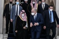 Unsere Fotos (© Eurokinissi) entstanden am Dienstag (4.1.) im griechischen Außenministerium.