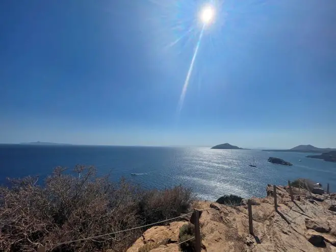 Sommerwetter am Kap Sounion (Foto Jana Petersmeier)