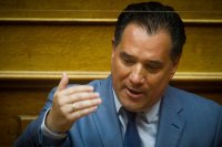 Unser Archivfoto (© Eurokinissi) zeigt den Minister für Wachstum und Entwicklung Adonis Georgiadis.