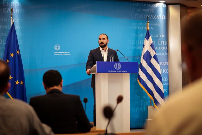 Unser Archivfoto (©Eurokinissi) zeigt Regierungssprecher Dimitris Tzanakopoulos.