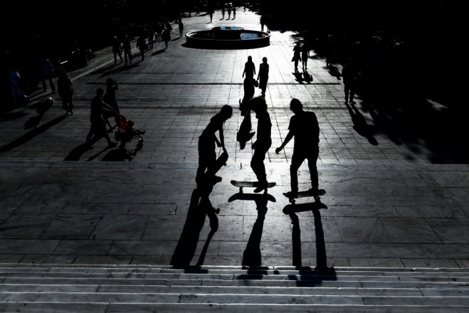 Unser Archivfoto (© Eurokinissi) entstand am Syntagma-Platz in Athen.