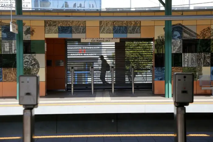 Mehrstündiger Streik bei der Athener Elektrobahn