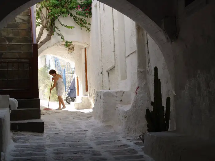 Unser Foto (© Griechenland Zeitung / Jan Hübel) wurde auf der Insel Paros aufgenommen.