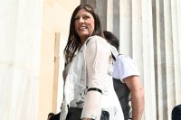 Unser Archivfoto (© Eurokinissi) zeigt Zoi Konstantopoulou von der Plefsi Eleftherias.