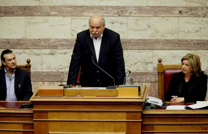 Unser Archivfoto (© Eurokinissi) zeigt Parlamentspräsident Nikos Voutsis.