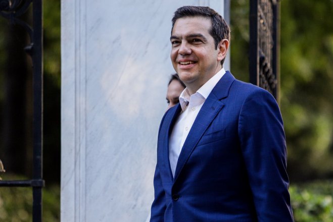 Unser Archivfoto (© Eurokinissi) zeigt den früheren Premierminister Griechenlands Alexis Tsipras.