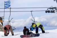Unser Archivfoto (© Eurokinissi) entstand 2019 beim Skizentrum von Vasilitsa bei Grevena.