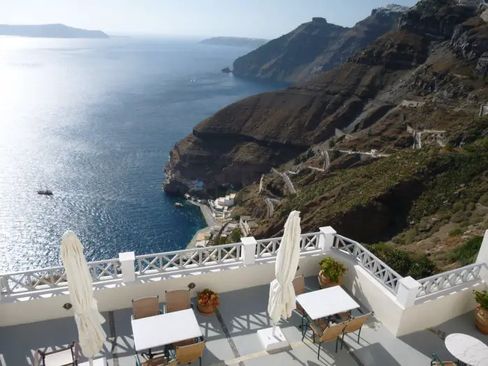 Unser Archivfoto (© Griechenland Zeitung / Elisa Hübel) entstand auf der Insel Santorin.