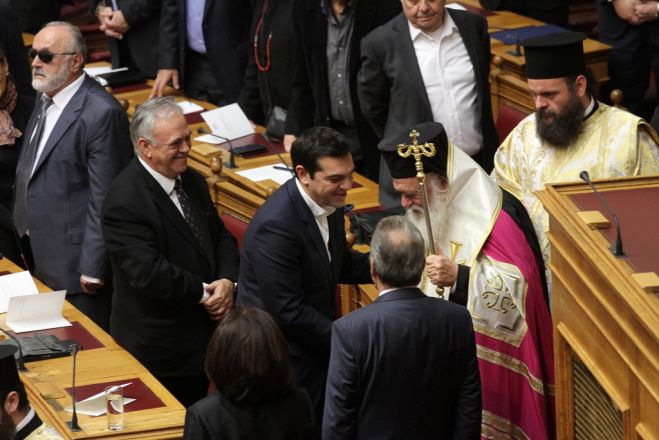 Vereidigung des neuen Parlaments in Griechenland