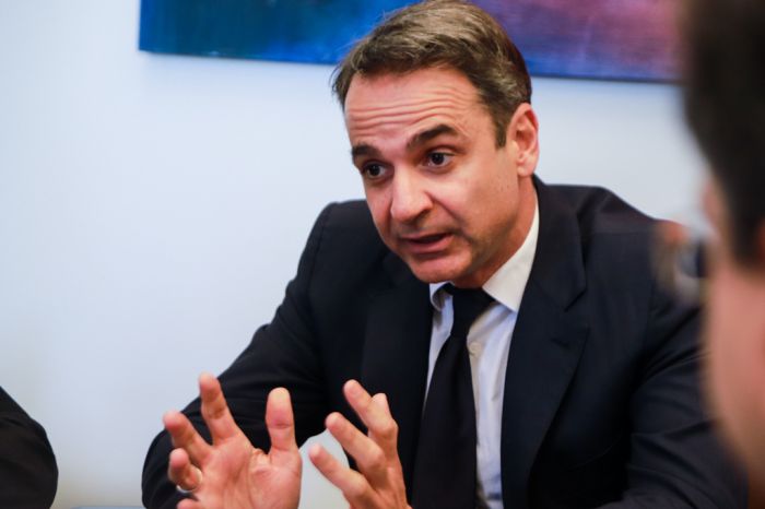 Unser Archivfoto (© Eurokinissi) zeigt den Oppositionschef Kyriakos Mitsotakis von der konservativen Nea Dimokratia.