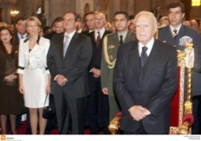 Politische Führung zum Nationalfeiertag in Thessaloniki