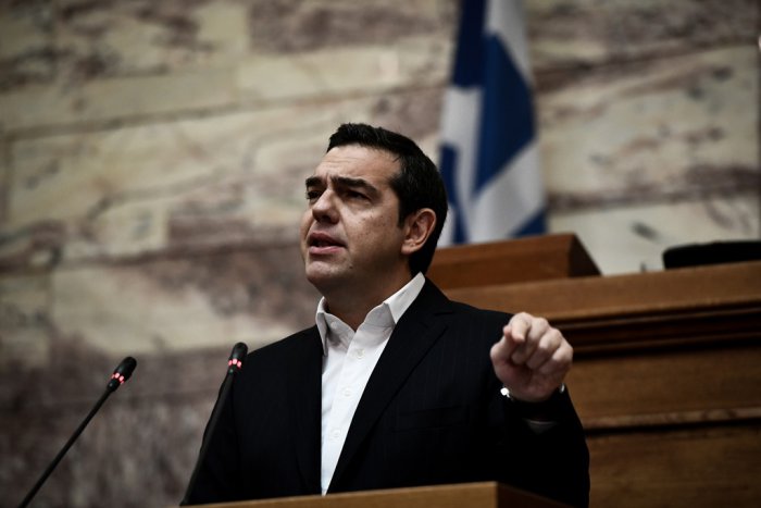 Unser Archivfoto (© Eurokinissi) zeigt Oppositionschef Alexis Tsipras.