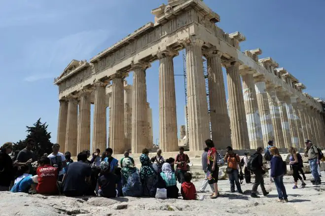 Unser Archivfoto (© Eurokinissi) zeigt den Parthenon auf der Athener Akropolis, wo die Gucci-Show stattfinden sollte.