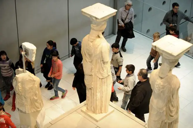 Unser Archivfoto (© Eurokinissi) entstand im Januar 2017 im neuen Athener Akropolis-Museum.