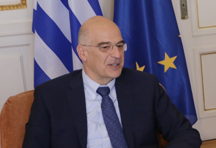 Unser Archivfoto (© Eurokinissi) zeigt den griechischen Außenminister Nikos Dendias.