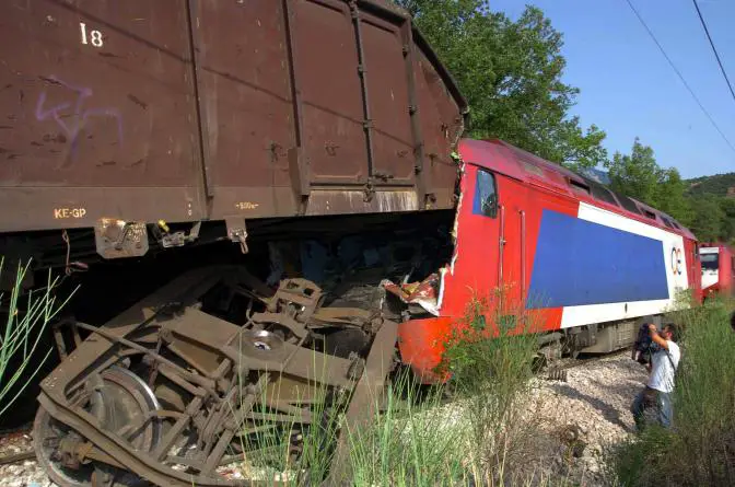 Zugunglück mit 15 Verletzten in Zentralgriechenland