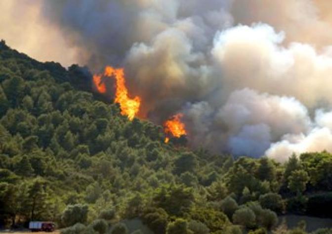 Große Brände bei Navpaktos