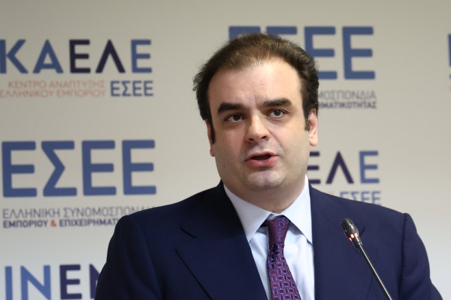 Unser Archivfoto (© Eurokinissi) zeigt Griechenlands Minister für nationale Wirtschaft und Finanzen und Euro-Gruppen-Chef Kyriakos Pierrakakis.