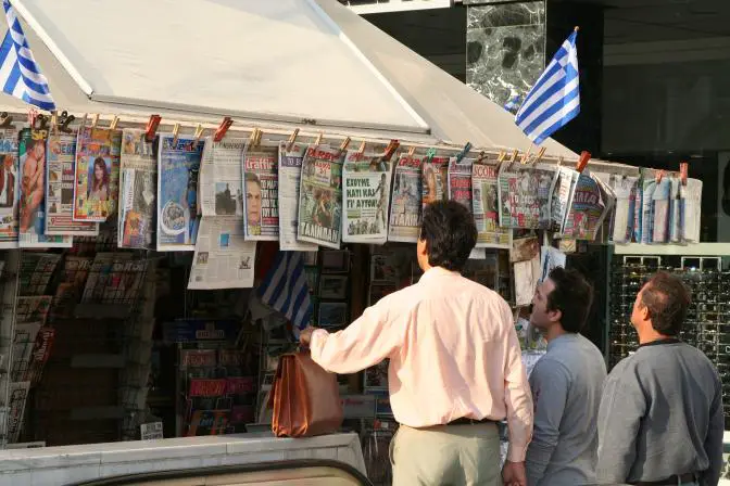 Griechenland: Informationsembargo wegen Journalistenstreiks