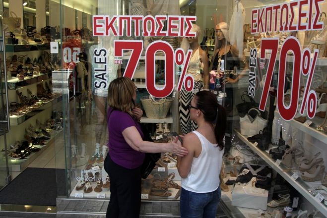 Sommerschlussverkauf in Griechenland fiel äußerst mager aus