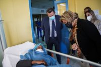 Unser Foto (© Eurokinissi) entstand am Donnerstag (6.10.) auf der Insel Lesbos.