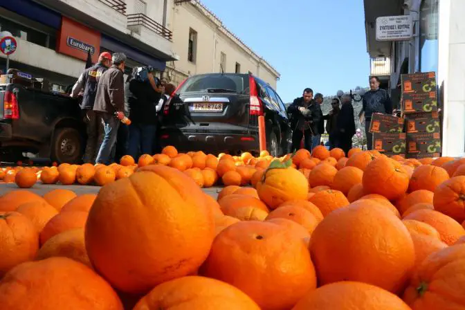 Bauern in Griechenland verschärfen ihre Proteste
