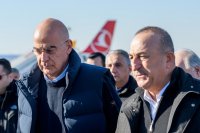 Unsere Fotos (© Eurokinissi) entstanden am Sonntag (12.2.) in der Türkei.