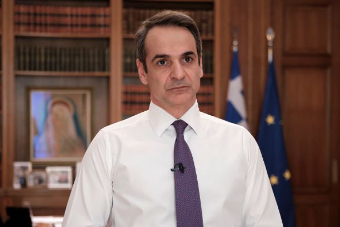 Unser Foto (© Pressebüro des Premierministers / Dimitris Papamitsos) zeigt Ministerpräsident Kyriakos Mitsotakis.