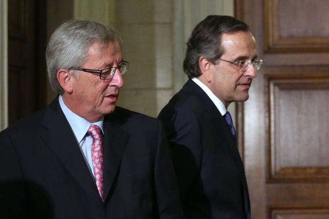 Jean-Claude Juncker zeigt Solidarität mit Griechenland
