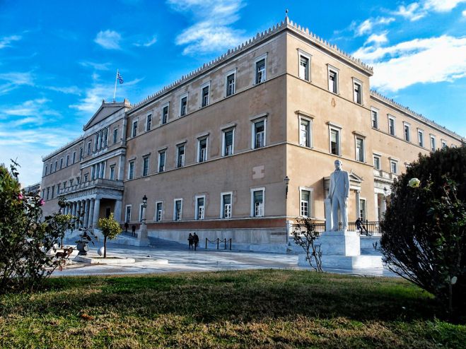 Unser Archivfoto (© Eurokinissi) zeigt das Gebäude des griechischen Parlaments in Athen.