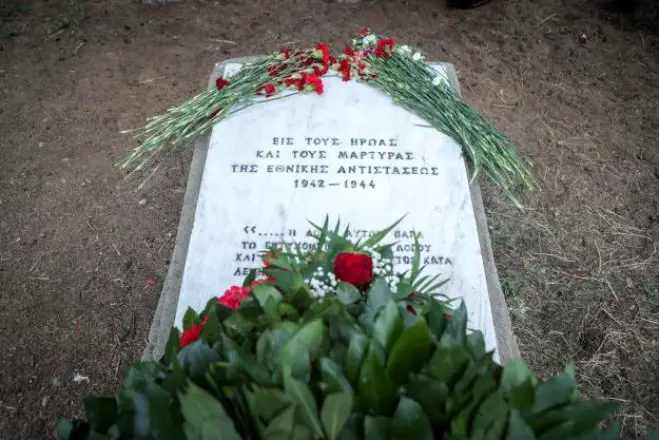 Das Denkmal zur Erinnerung an die Erschießung der 200 in Kaisariani (Foto: Eurokinissi)