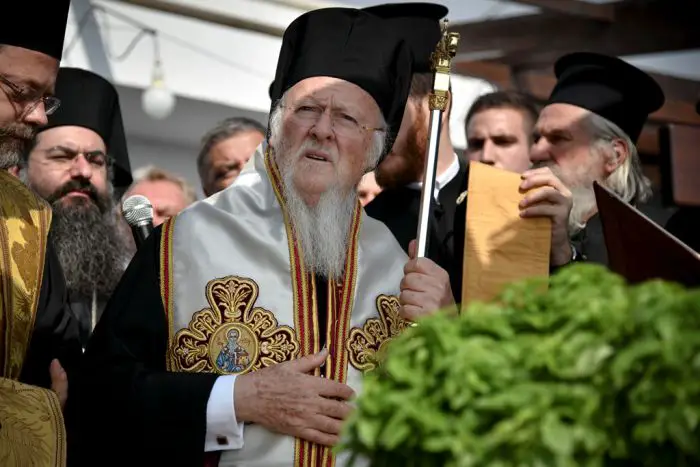 Unser Archivfoto (© Eurokinissi) zeigt den Ökumenischen Patriarchen Bartholomäus.