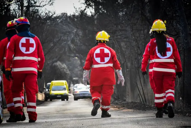 Unser Archivfoto (© Eurokinissi) entstand im Sommer 2018 nach dem Brandinferno in Mati.