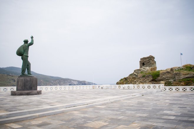 Unser Archivfoto (© Eurokinissi) entstand auf der Insel Andros.